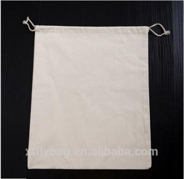 blank 100% organic cotton drawstring bags