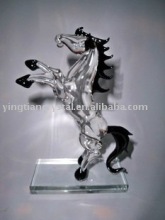 Sculpture crystal horse