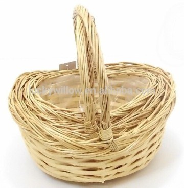 east flower basket cheap hand weave empty gift basket