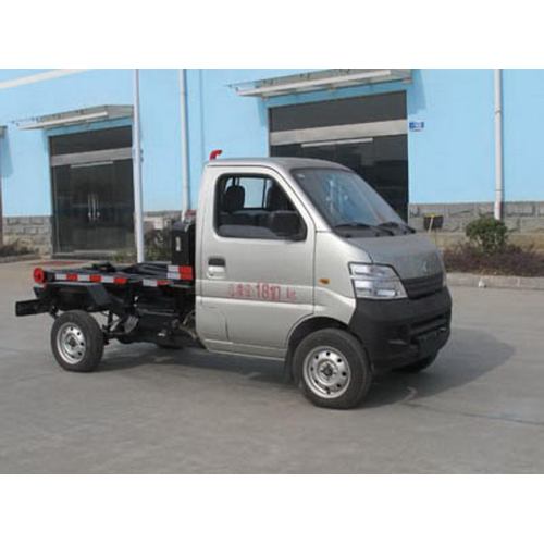 Changan 3CBM pequeno Roll off caminhão de lixo