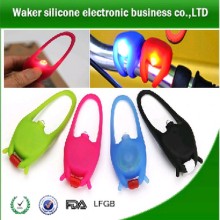 LED Silicone Bike Light/White LED Bicycle Safety Light