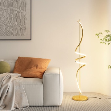 Modern Spiral LED Floor Lamp