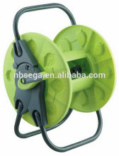 Portable metal garden hose reel