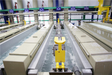 Automatic plating line plant for auto interior decoration