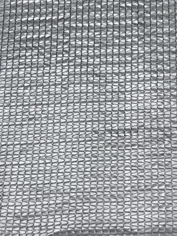 Aluminum Foil Shade Cloth Black-White Screen