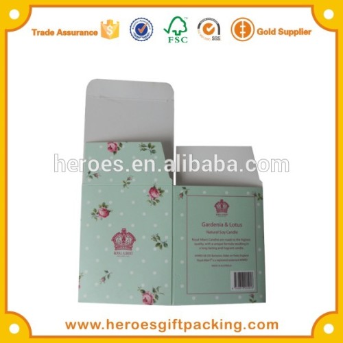 Trade Assurance Customized High Quality Hot Sale Foldable Beautiful White Card Paper Box