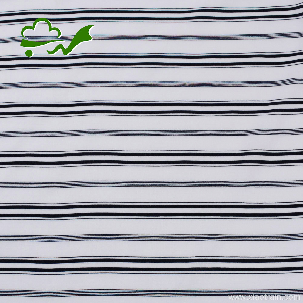 wholesale stripes 100% rayon print fabric custom for dress