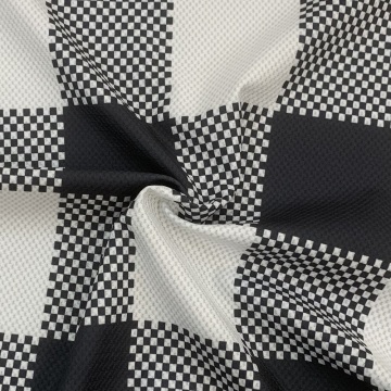 Warp Knited Print Plaid