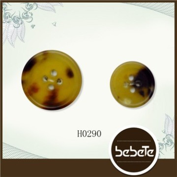 vintage dyeing resin fur coat buttons