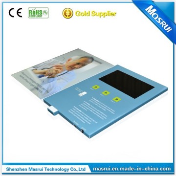 2015 New style video webkey card 5.0" video webkey / video greeting card