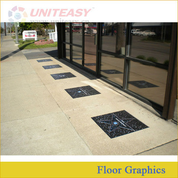 decorative vinyl floor stickers