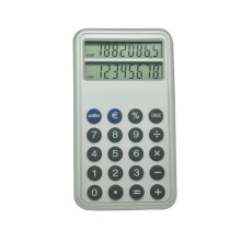 Double Screens Pocket Calculator with Euro Conversion