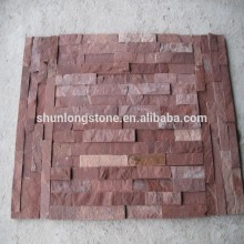 Red culture stone,Red wall cladding,Red stone cladding