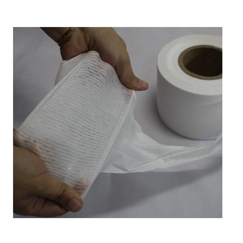 40GSM TPU High Elastic Fusible Non Woven Interlining Fabric for Diapers/Leather/Glove