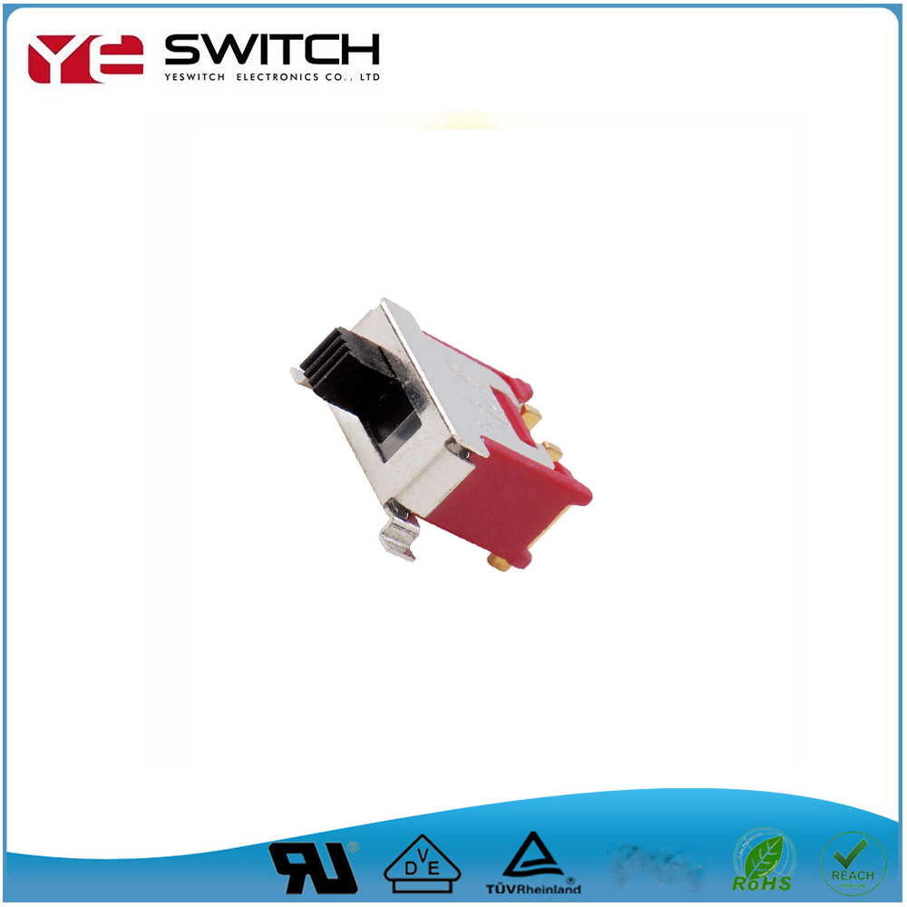 30000 Siklus Perak Plated Miniatur Slide Switch