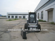 Skid steer loader attachment cattle forage deliver