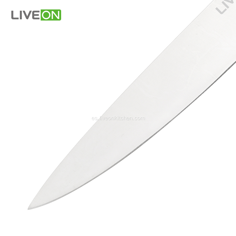 Cuchillo para carne de 8 pulgadas con mango ergonómico de Pakkawood