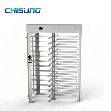 Affordable Semi-Automatic Motorized Turnstile with Full Height Security Solution