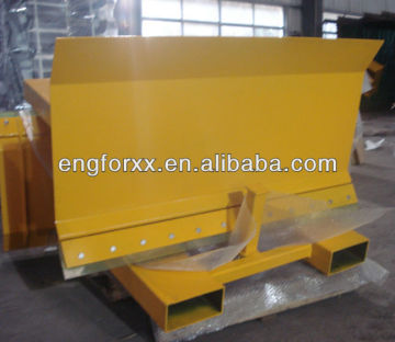 snowsweeper forklift attachment of flanger