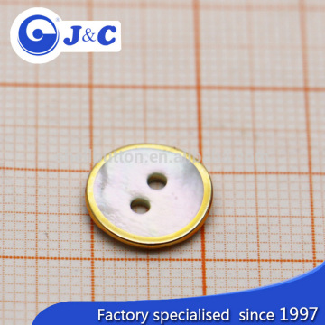 akoya shell buttons with gold rim,Agoya shell button