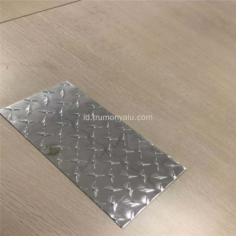 3003 5052 Anodize Plat Aluminium High Rib Pattern
