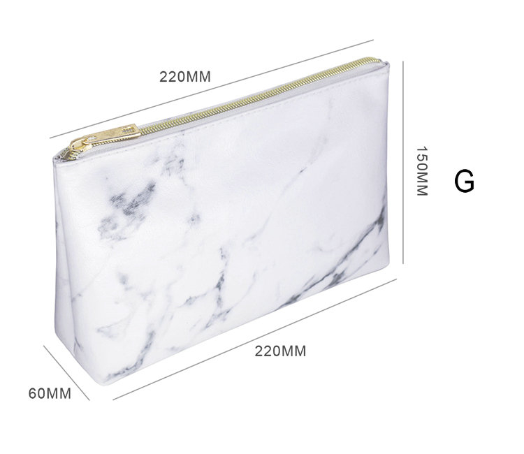 Bolsas de cosméticos de mármol Marble Cosmetic Bags