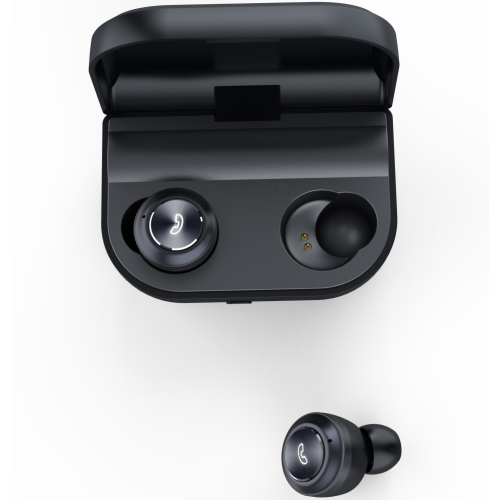 Bluetooth 5.0 Earphone in-Ear dengan Casing Pengisi Daya