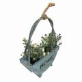 Handmade flower garden basket