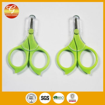 Eco-Friendly safety baby scissors with shell