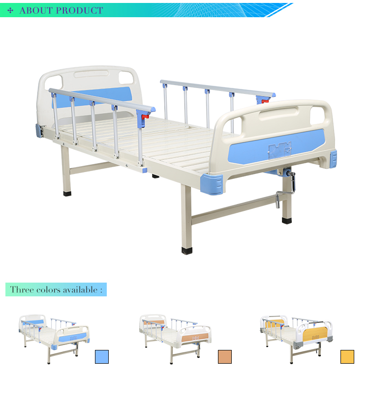 Low Price Medical Bed Prices Single Crank Hospital Bed Handset Medical Sickbed