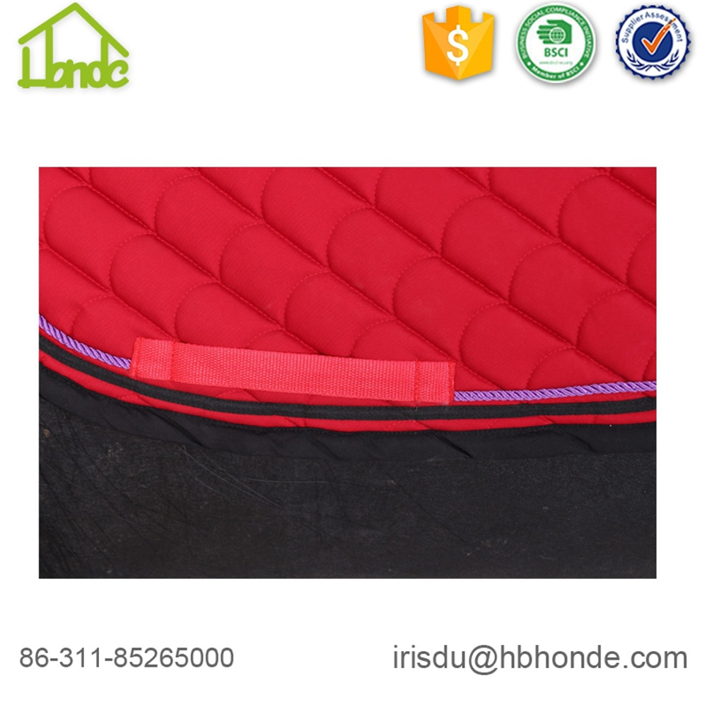 Breathable English Red Color Horse Saddle Pads