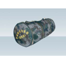 Straw mat bag of field supplies