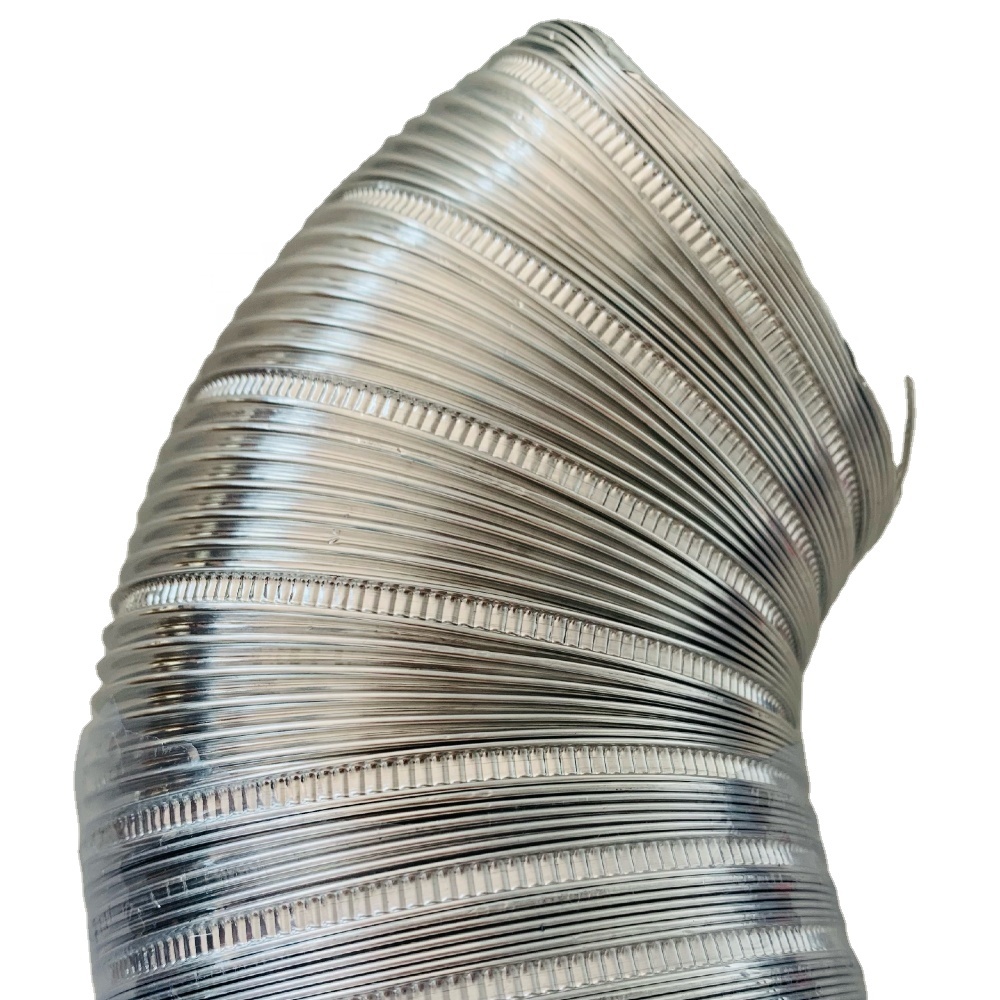 Semi Rigid Flexible Aluminum Duct For Hvac Ventilation, High Quality ...