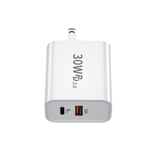 30W White USB γρήγορο φορτιστή PD PD φορτιστή