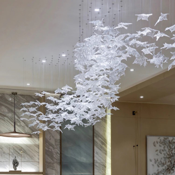 Creative hotel lobby luxury decoration chandelier lamp