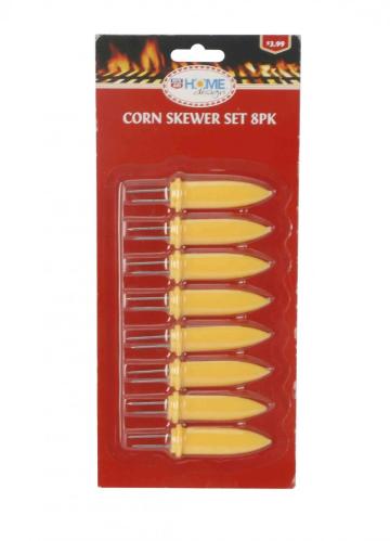 8PC STAINLESS STEEL CORN FORK SET