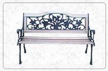 WPC bench of park. garden.