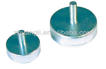 Male Thread Ferrite pot magnet