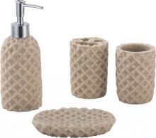 water chestnut Bathroom Accessory Set 4-piece