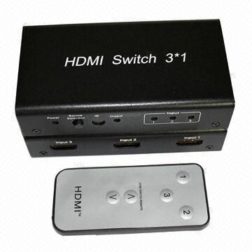 HDMI® Switches for 3-input to 1-output Connector