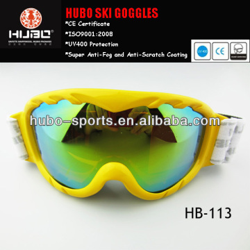 Best selling brand logo ski goggles colorful snowboard goggles