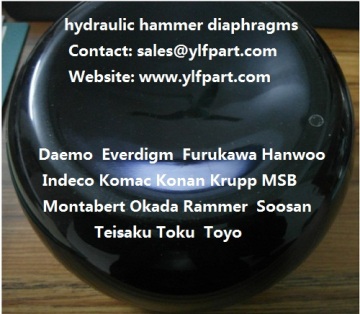 hydraulic hammer diaphragm Chicago Pneumatic CP115,CP1650,CP2250,CP3050,CP4250,RX25,RX30,RX38,RX45,RX53