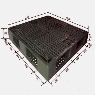 4-Way Entry Single-Sided Logistic Plastic Pallet