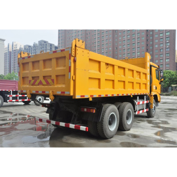 yellow color tipper truck