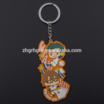 Chinese Manufacturer Promotion Custom Rubber Keyring