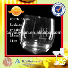 Rocking drinking designer whiskey glass 340ml