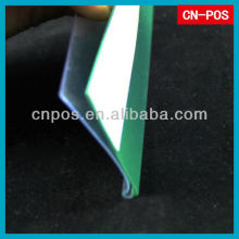 plastic shelf data strip for supermarket display