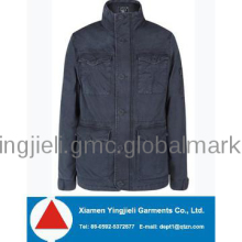 Factory Gentleman Winter Fur Overcoat Cashmere Coats Peacoat