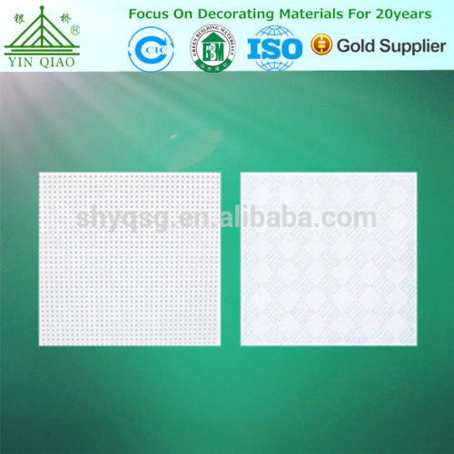 Colorful Insulated glass fiber reinforced gypsum ceiling tile