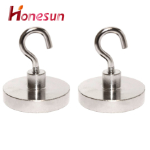 Round Neodymium Pot Magnet with Eyebolt